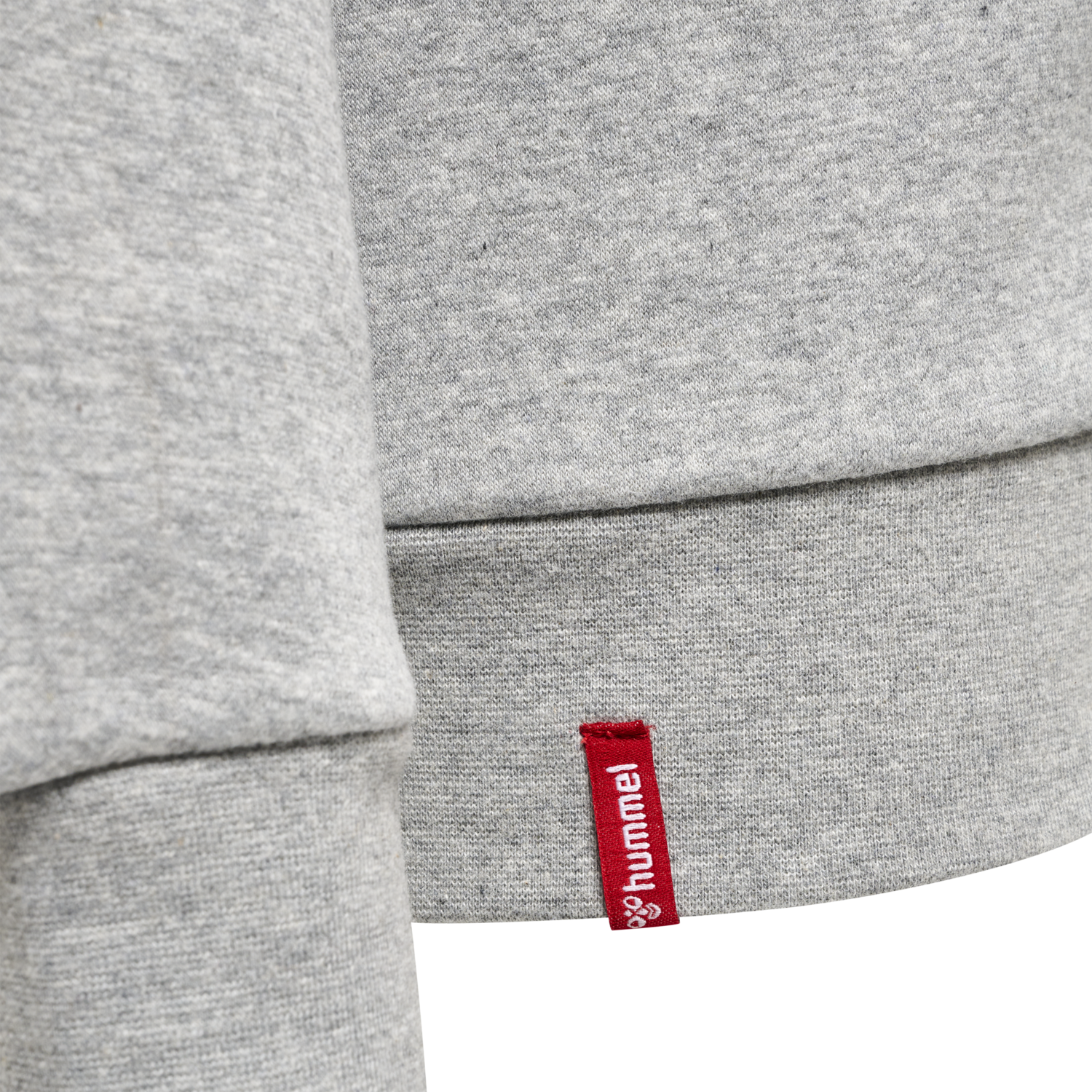 hmlRED HEAVY ZIP HOODIE WOMAN, GREY MELANGE, packshot