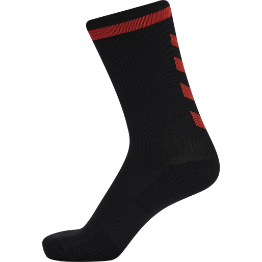 ELITE INDOOR SOCK LOW PA, BLACK, packshot