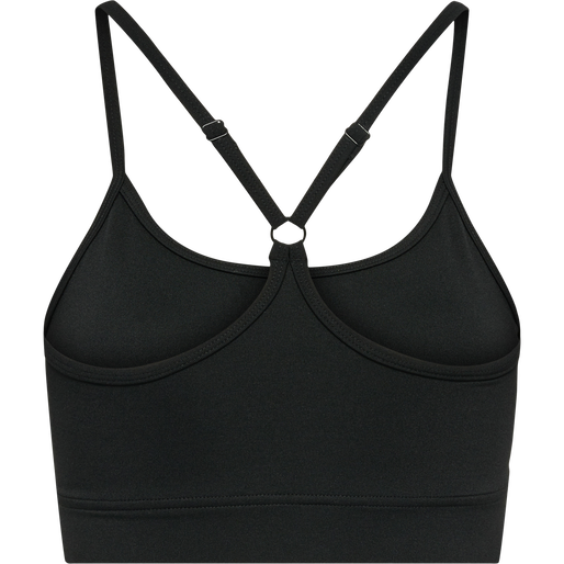 hmlMT CHIPO PADDED SPORTS BRA, BLACK, packshot