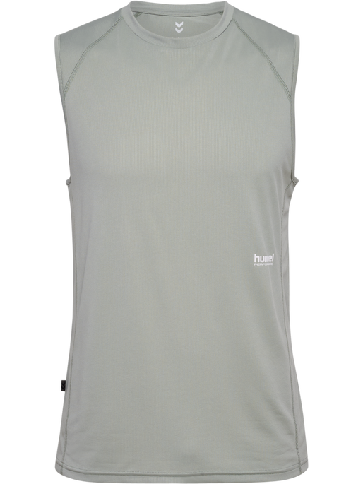 hmlPULSE WORKOUT TANK TOP, BELGIAN BLOCK, packshot