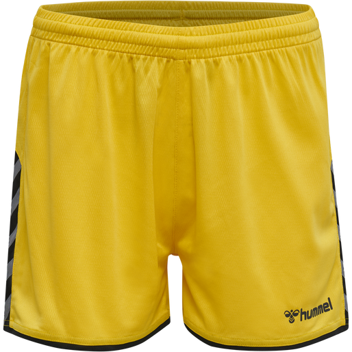 hmlAUTHENTIC POLY SHORTS WOMAN, SPORTS YELLOW/BLACK hmlAUTHENTIC POLY SHORTS WOMAN, SPORTS YELLOW/BLACK, packshot