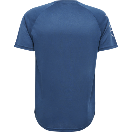 hmlTE TOPAZ T-SHIRT, INSIGNIA BLUE, packshot