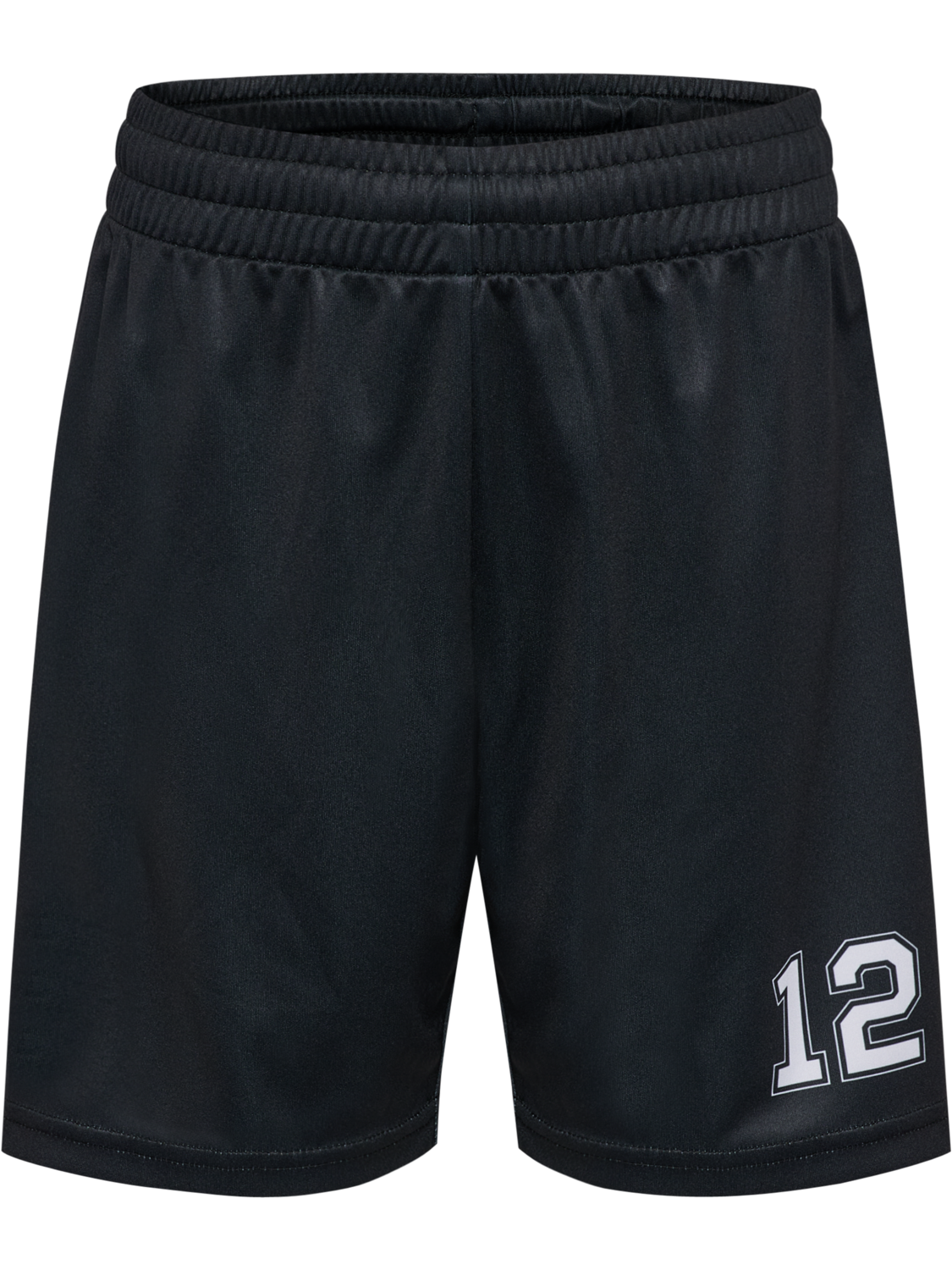 hmlSHIMMER SHORTS, BLACK/WHITE, packshot
