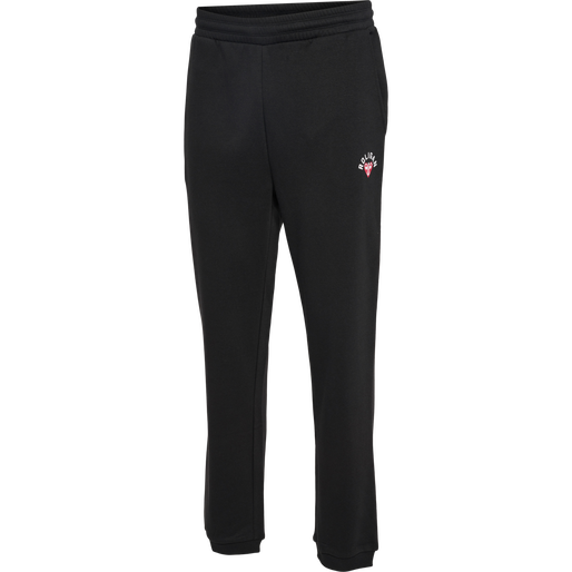 hmlROLIGAN SWEATPANTS, BLACK hmlROLIGAN SWEATPANTS, BLACK, packshot