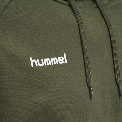 HMLGO COTTON HOODIE, GRAPE LEAF, packshot