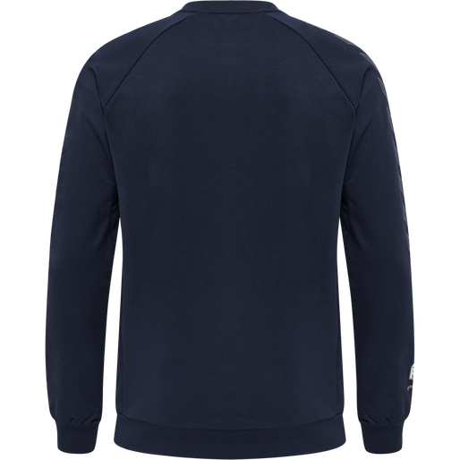 hmlMOVE GRID COTTON SWEATSHIRT, MARINE, packshot