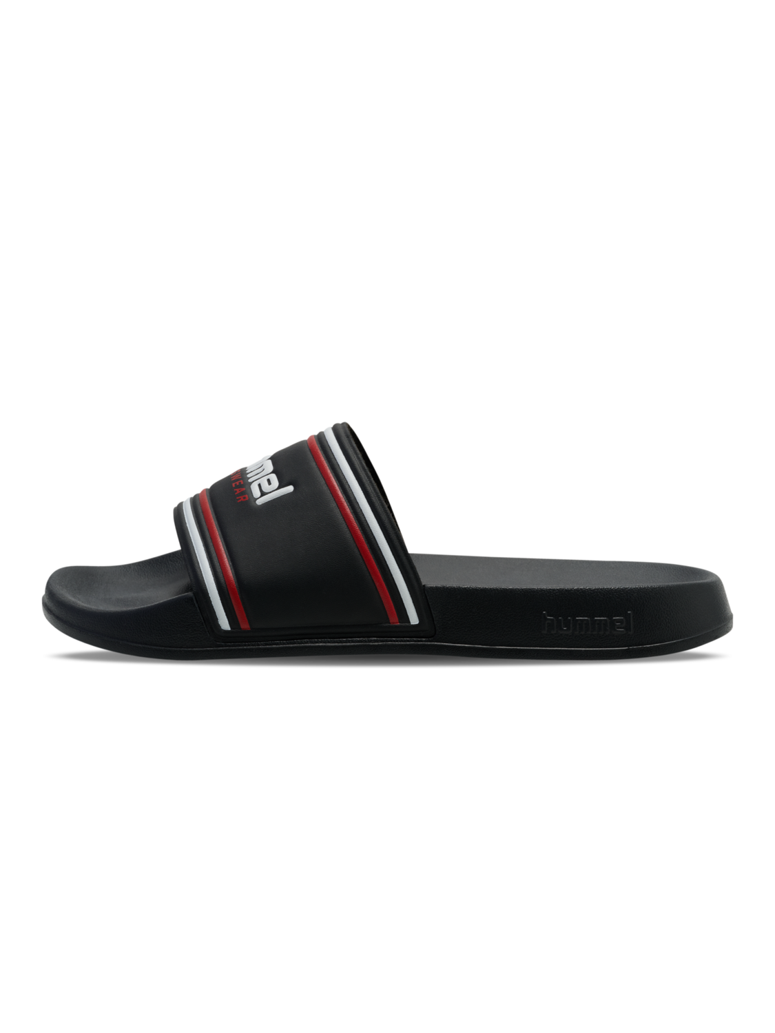 POOL SLIDE RT, BLACK/WHITE/RED, packshot