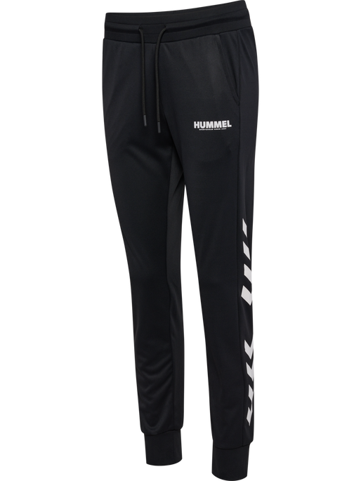 hmlLEGACY EVY REGULAR POLY PANTS, BLACK, packshot