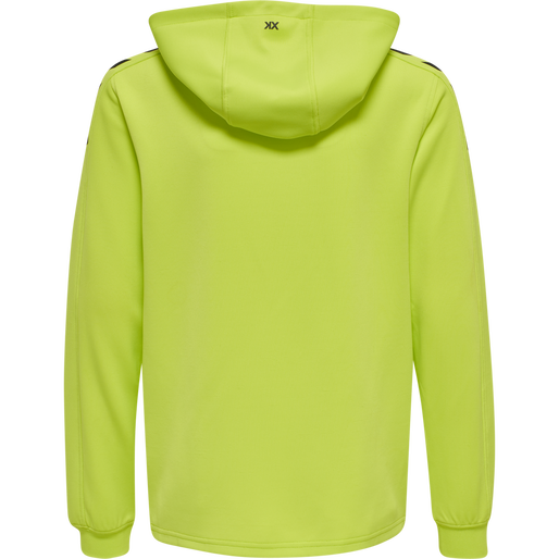 hmlCORE XK POLY KIDS SWEAT HOODIE, LIME POPSICLE, packshot