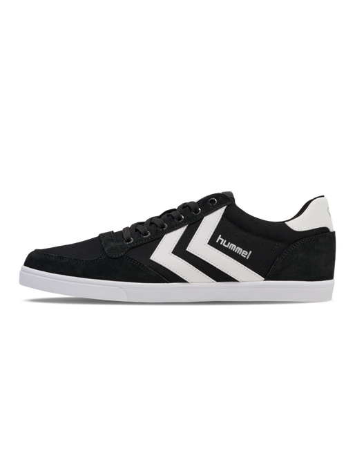 HUMMEL SLIMMER STADIL LOW, BLACK, packshot