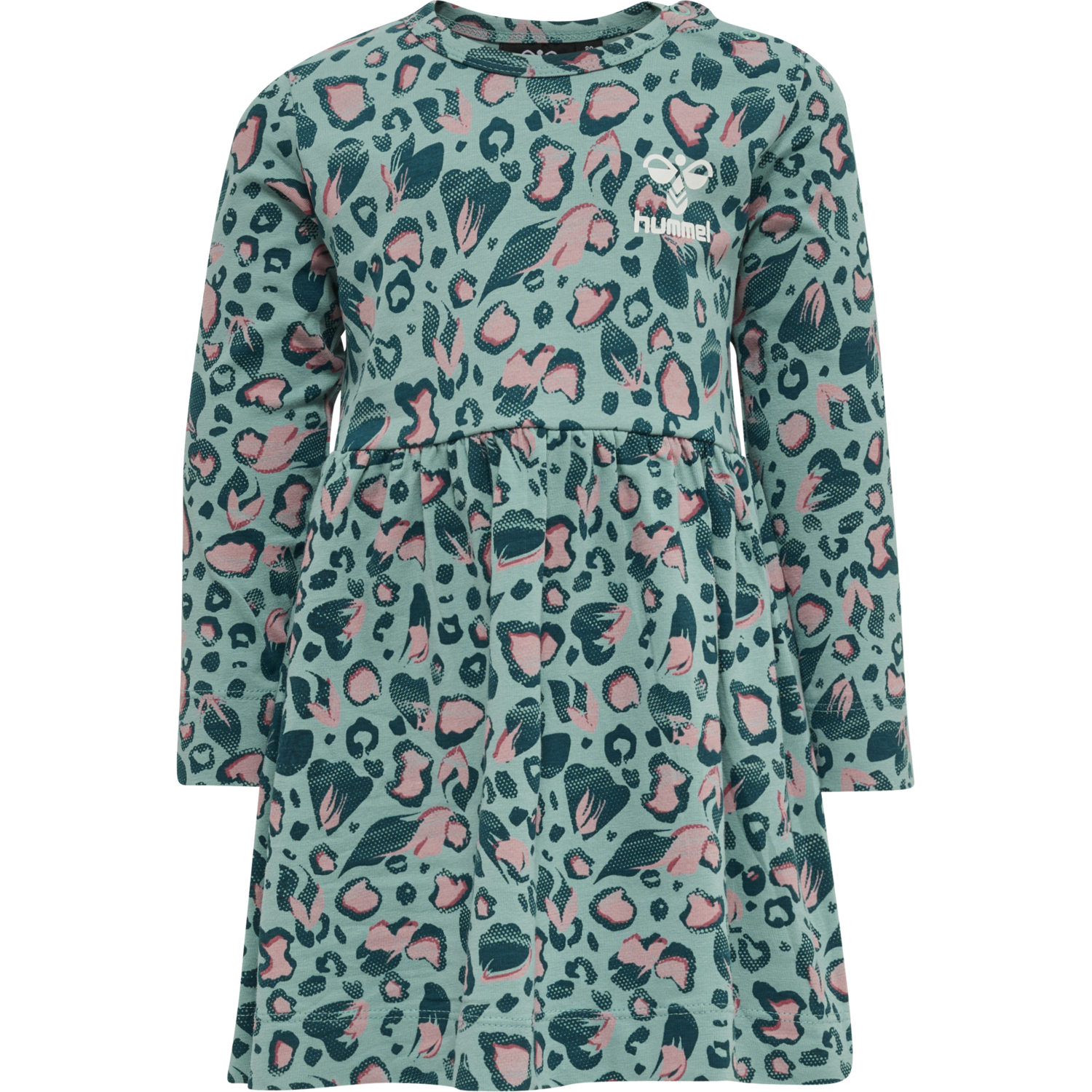 hmlSONJA DRESS L/S, MINERAL BLUE, packshot