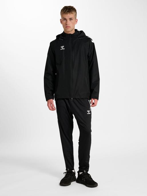 hmlLEAD 2.0 ALL-WEATHER JACKET, BLACK, model