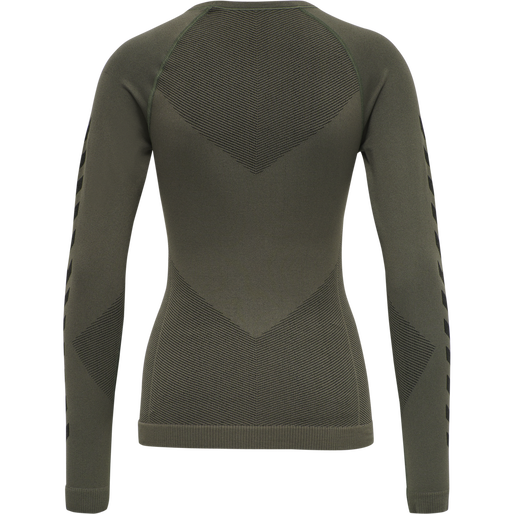 HUMMEL FIRST SEAMLESS JERSEY L/S W, GRAPE LEAF, packshot