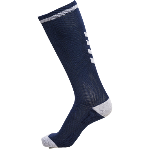 ELITE INDOOR SOCK HIGH, NAVY/WHITE, packshot
