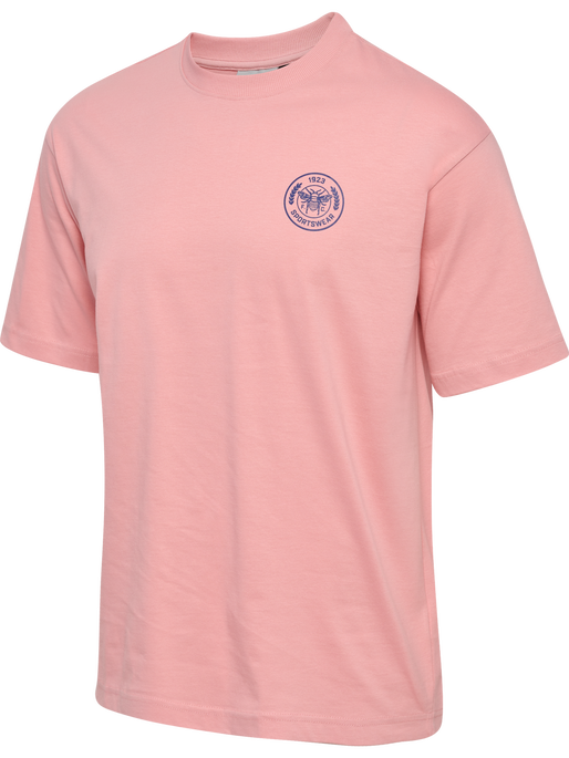 hmlSWARM LOOSE T-SHIRT, BRIDAL ROSE, packshot