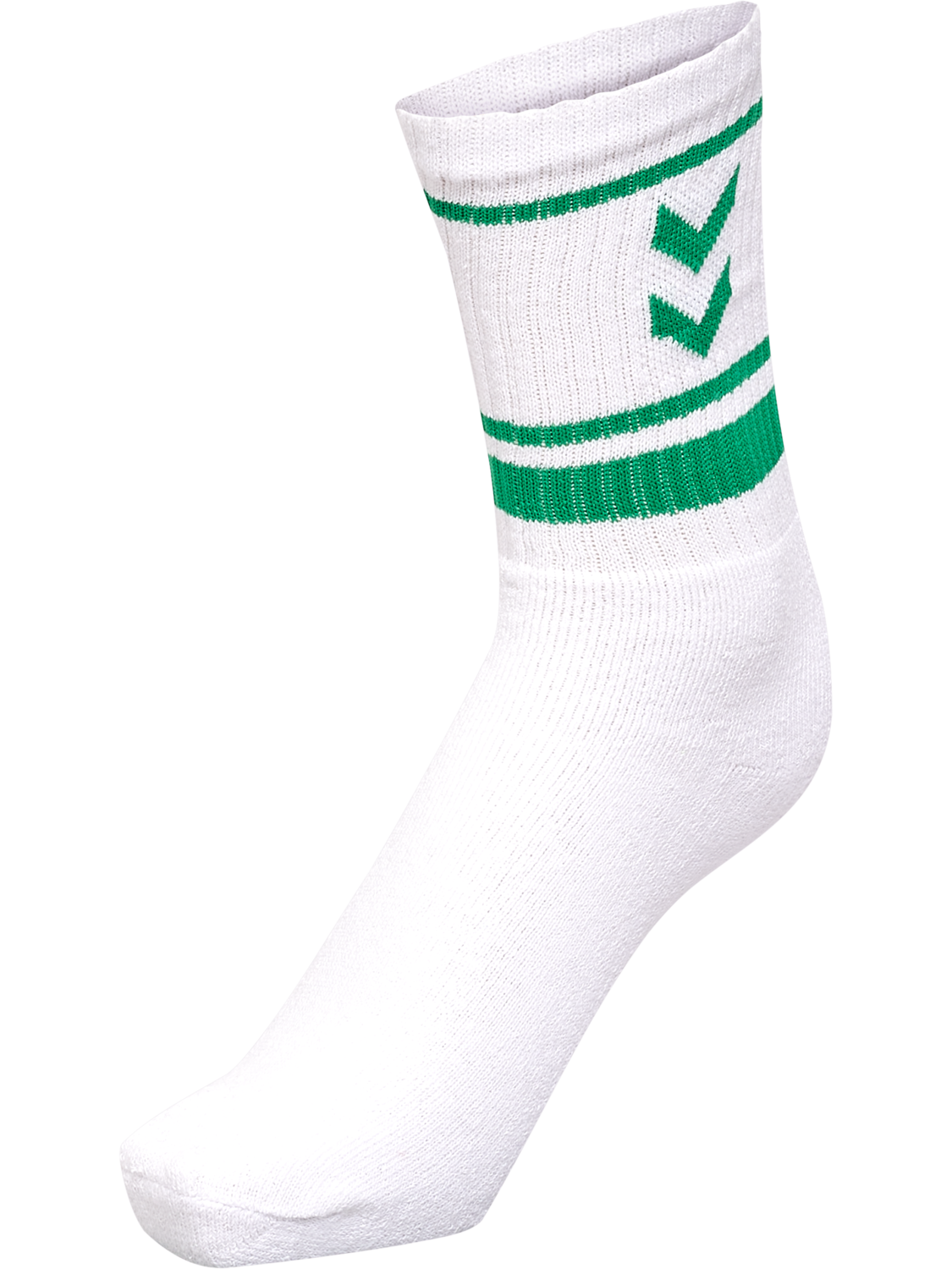 hml4 PACK TRIPLE STRIPE CREW SOCK, BLUE/RED/YELLOW/GREEN, packshot