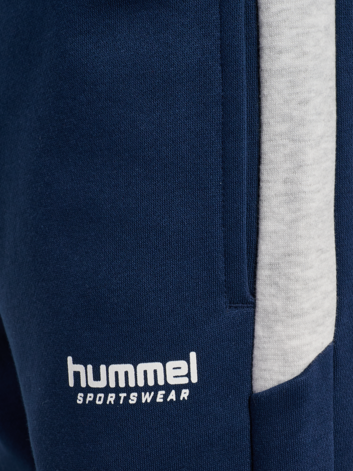 hmlJR LOOSE BLOCKED SWEATPANT, DRESS BLUES, packshot