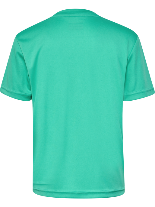 hmlLOGO JERSEY S/S KIDS, ATLANTIS, packshot