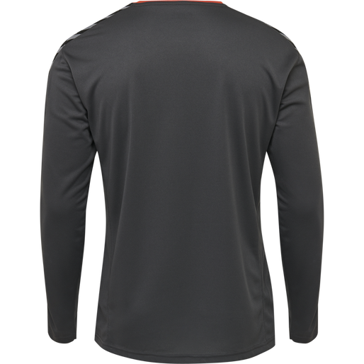 hmlAUTHENTIC POLY JERSEY L/S, ASPHALT hmlAUTHENTIC POLY JERSEY L/S, ASPHALT, packshot