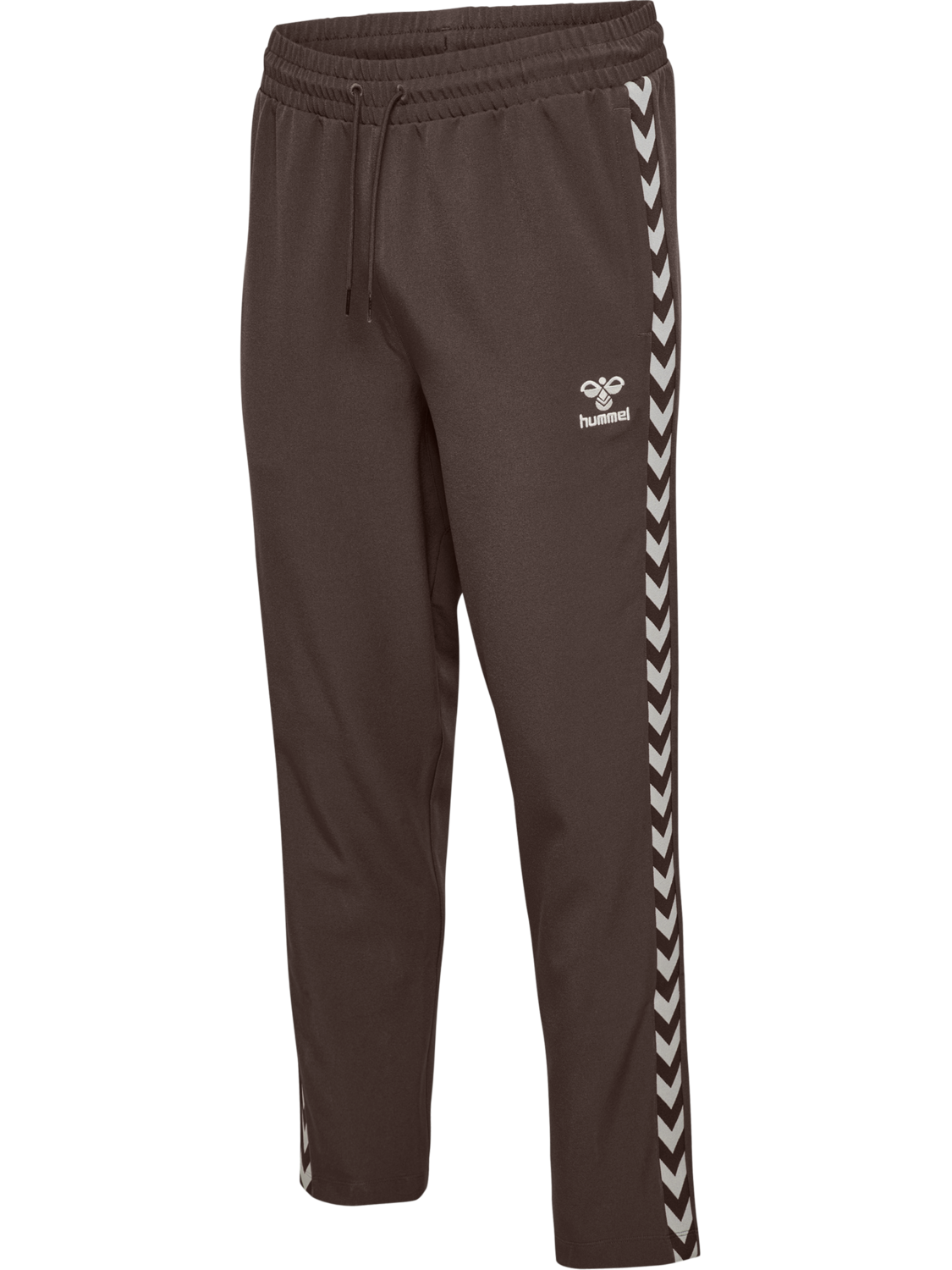 hmlROOT TRACK PANTS, CHOCOLATE BROWN, packshot