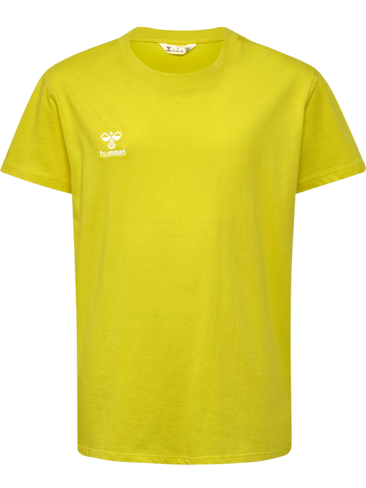 hmlGO 2.0 T-SHIRT S/S KIDS, BLAZING YELLOW, packshot