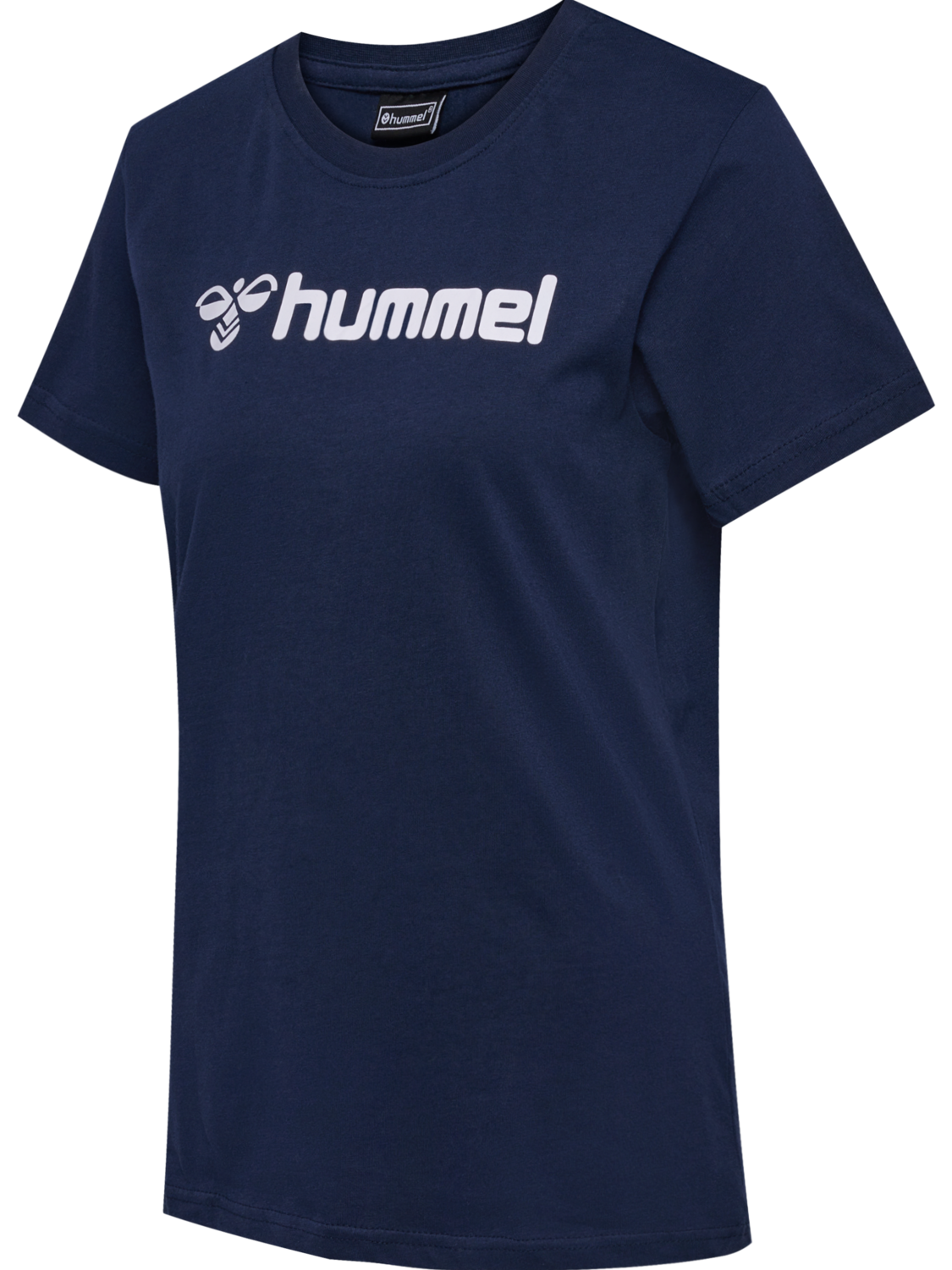 hmlMOVER COTTON T-SHIRT S/S WOMAN, MARINE, packshot