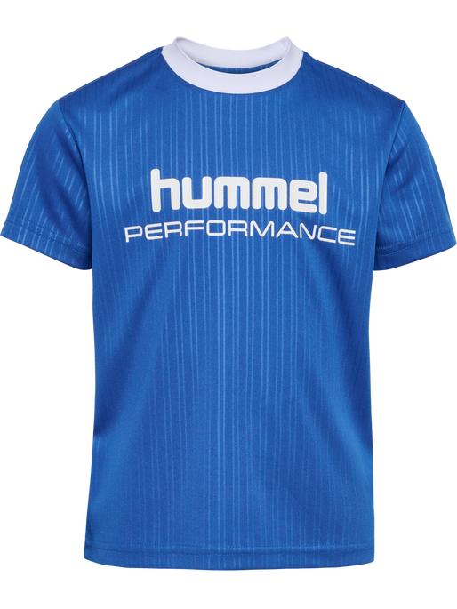 hmlJR FAST LOOSE JERSEY S/S, OLYMPIAN BLUE hmlJR FAST LOOSE JERSEY S/S, OLYMPIAN BLUE, packshot