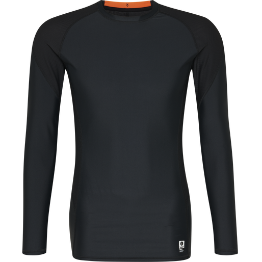 HUMMEL FIRST COMPRESSION LS M, BLACK, packshot