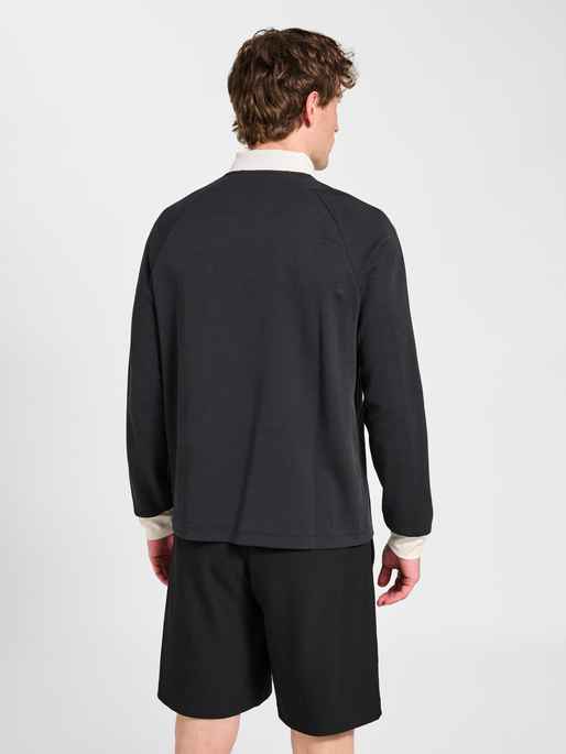hmlROOT POLO L/S, BLACK, model