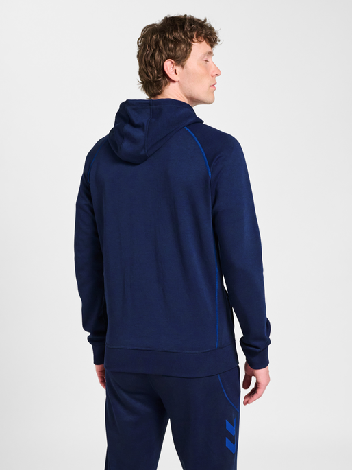 hmlMOVE 2.0 ZIP HOODIE, MARINE, model