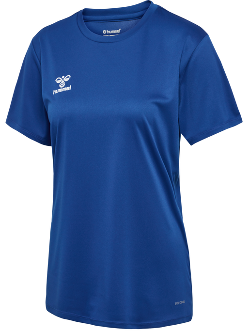 hmlESSENTIAL JERSEY S/S WOMAN, TRUE BLUE, packshot