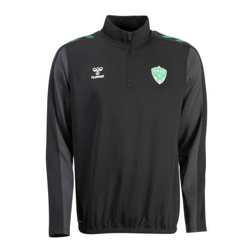 ASSE 22/23 TRAINING HALF ZIP KIDS, BLACK, packshot