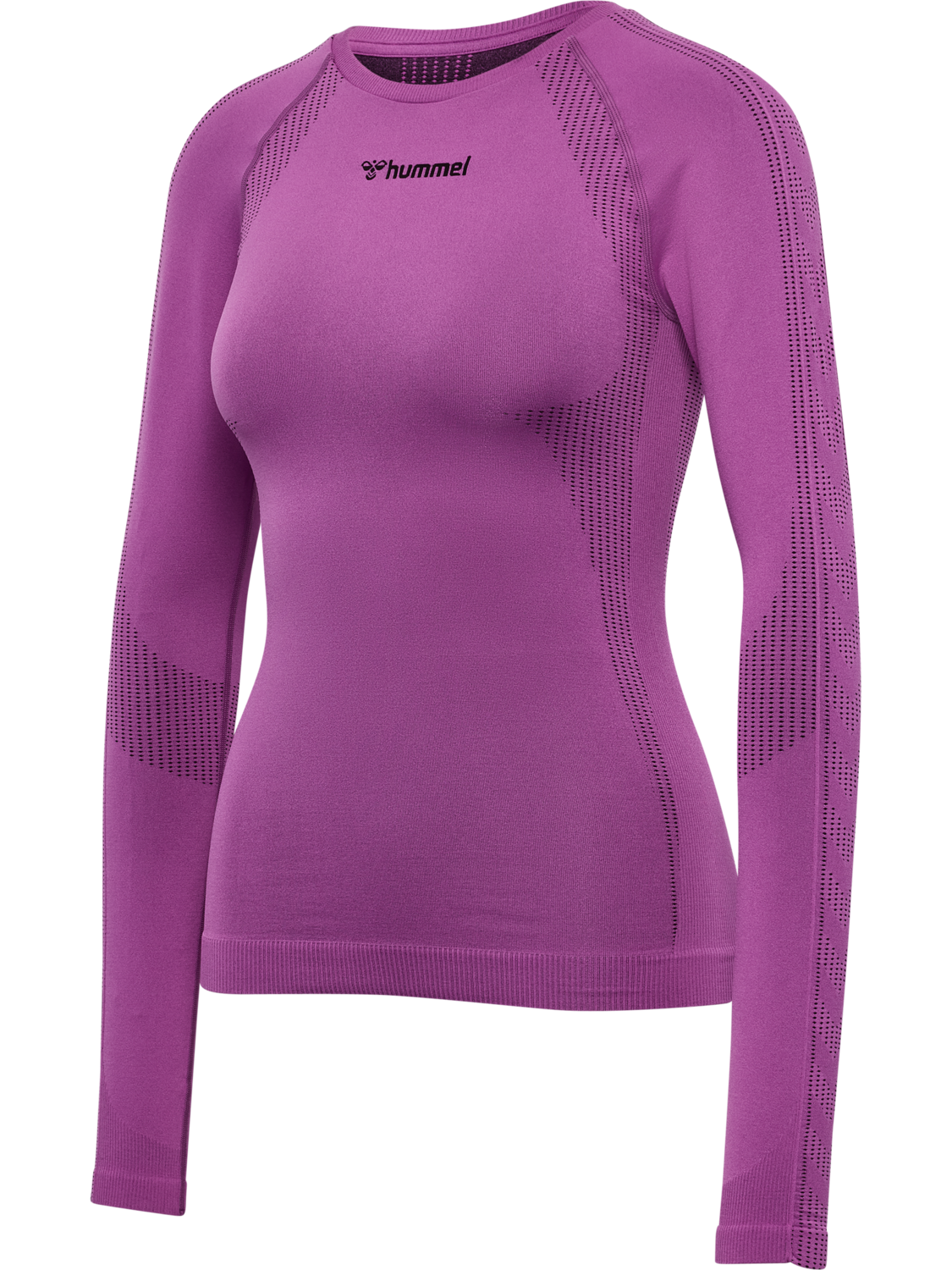 hmlMT SHAPING SEAMLESS T-SHIRT L/S, CATTLEYA ORCHID, packshot