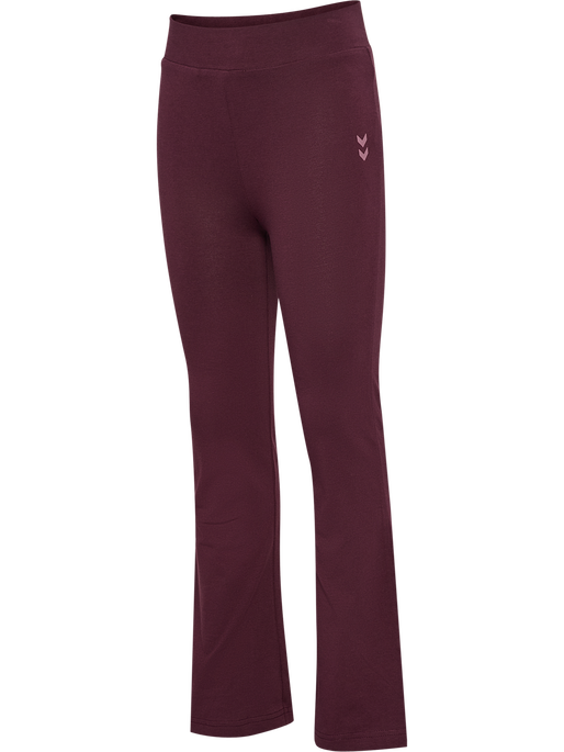 hmlJR FLARE TIGHTS, VINEYARD WINE, packshot