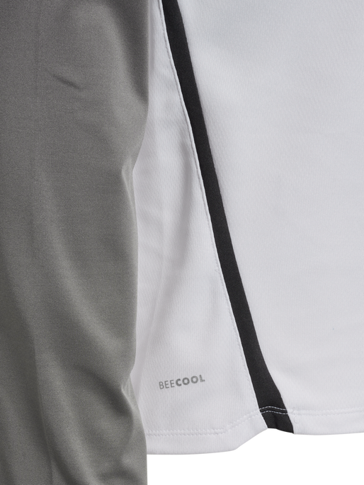 hmlLEAD 2.0 HALF ZIP, WHITE/STEEL GRAY hmlLEAD 2.0 HALF ZIP, WHITE/STEEL GRAY, packshot