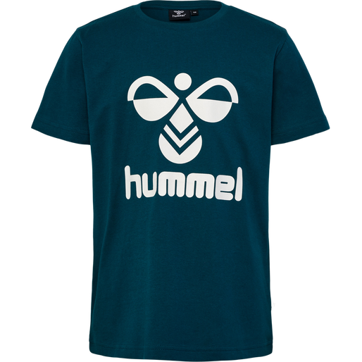 hmlTRES T-SHIRT S/S 2-PK, DEEP TEAL/SODALITE BLUE, packshot