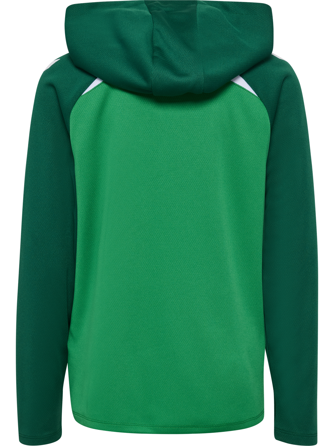 hmlLEAD 2.0 ZIP HOODIE KIDS, JELLY BEAN/EVERGREEN, packshot