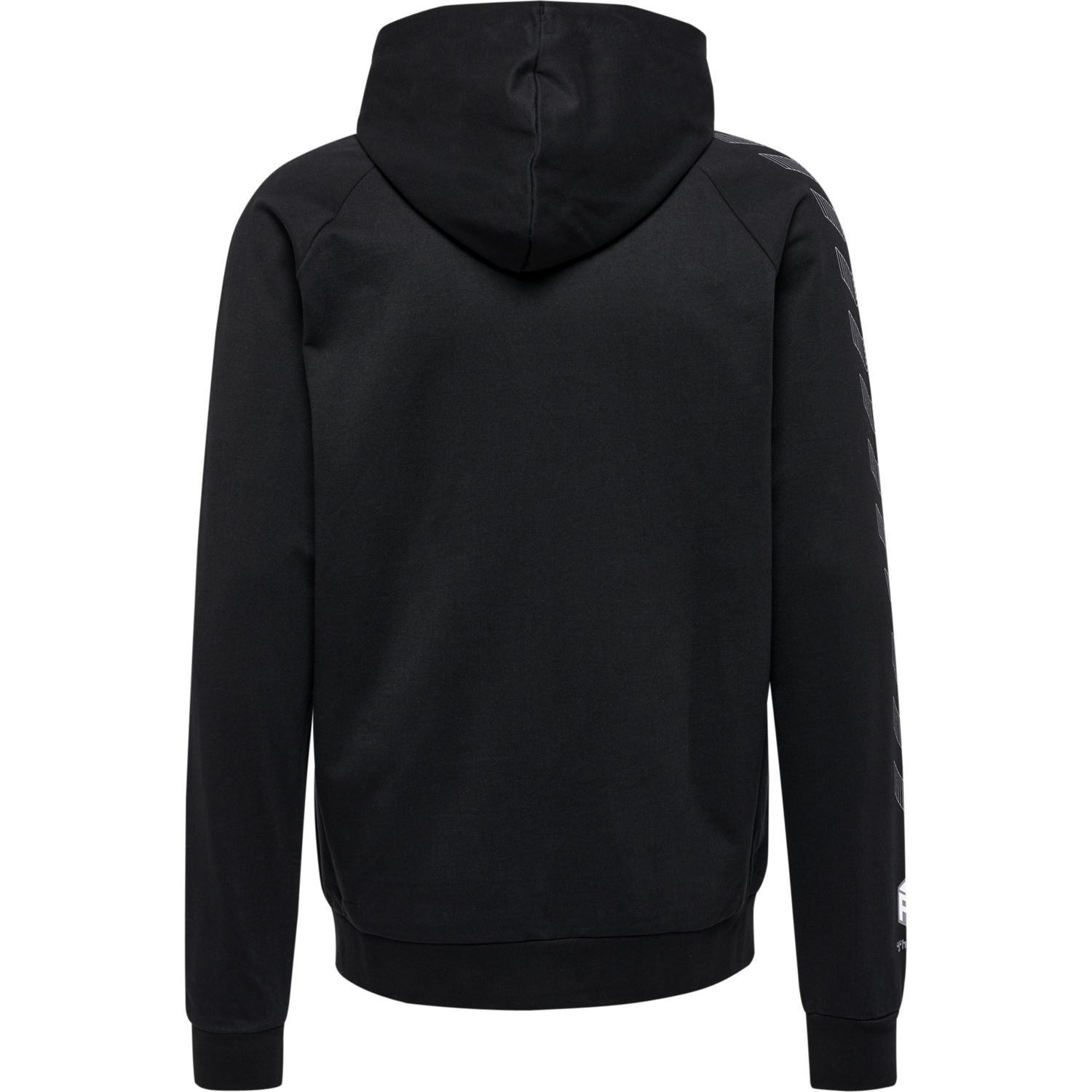 hmlMOVE GRID COTTON ZIP HOODIE, BLACK, packshot