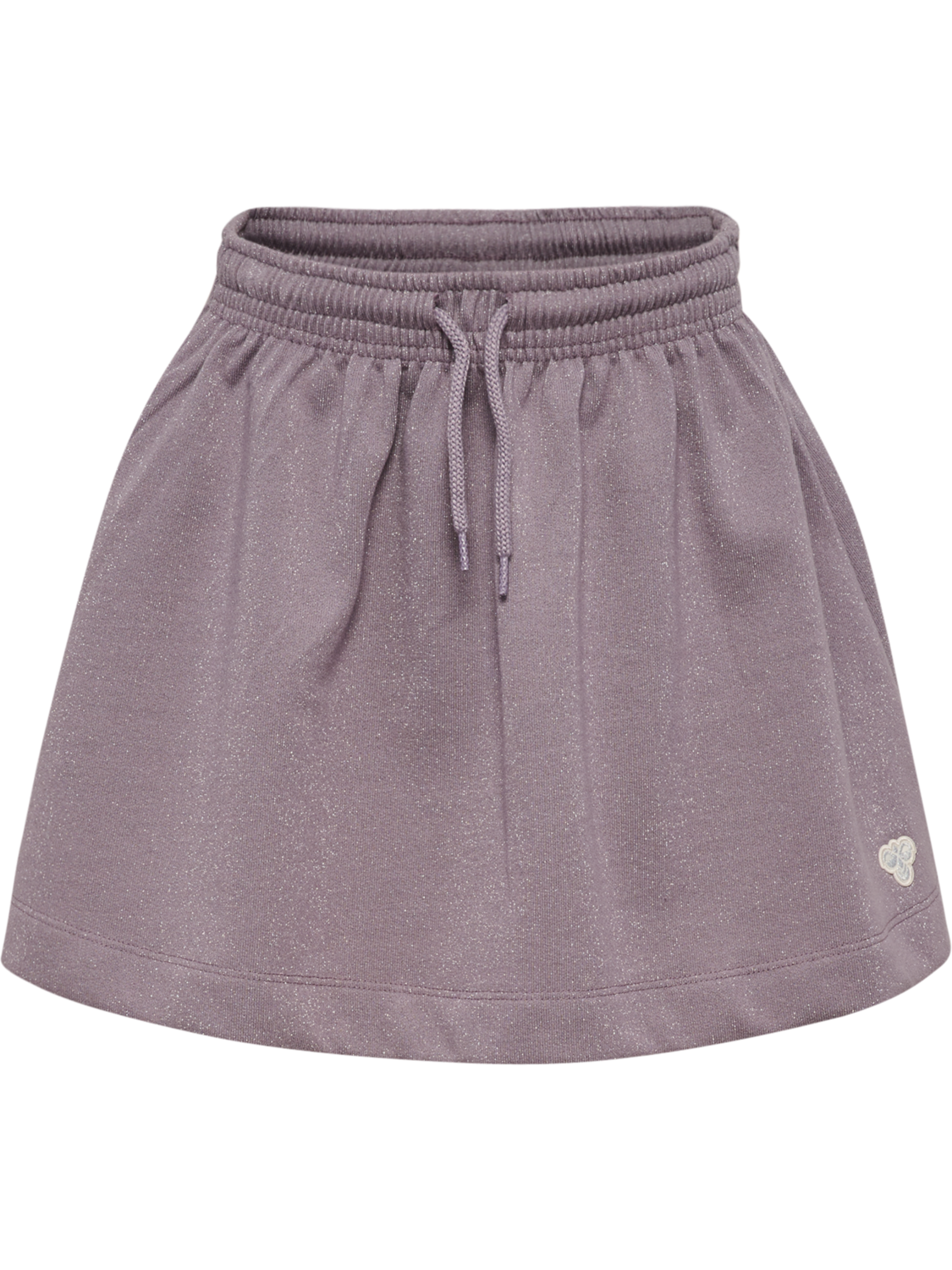 hmlJR GLITTER SWEAT SKIRT BEE, GRAY RIDGE, packshot