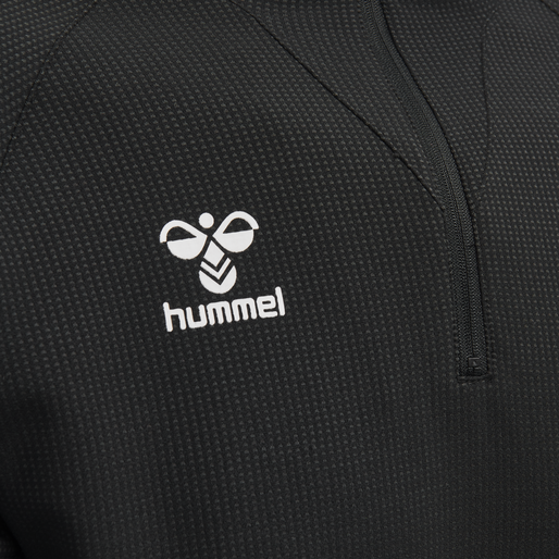 hmlLEAD PRO HALF ZIP, BLACK hmlLEAD PRO HALF ZIP, BLACK, packshot