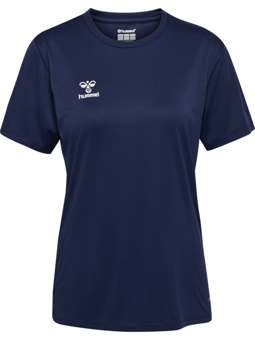hmlESSENTIAL JERSEY S/S WOMAN, MARINE, packshot