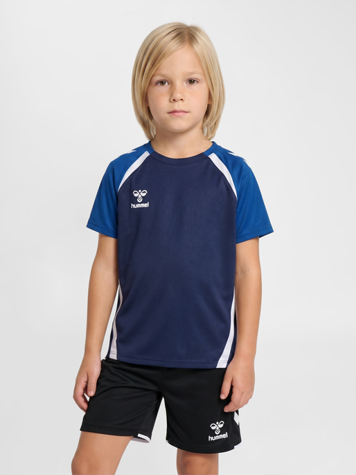 hmlLEAD 2.0 JERSEY S/S KIDS, MARINE/TRUE BLUE, model