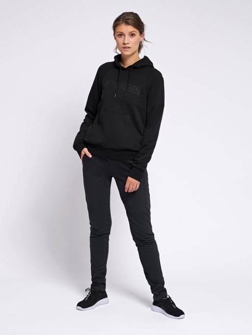 hmlNONI HOODIE, BLACK, model