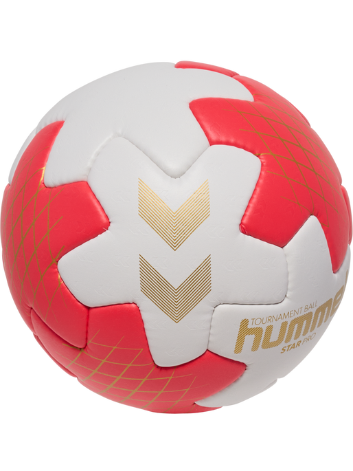 hmlSTAR PRO HB, OFF WHITE/RED/GOLD, packshot