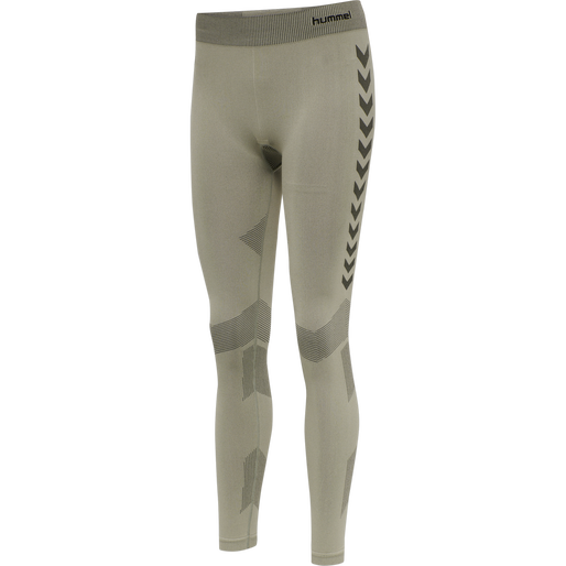 HUMMEL FIRST SEAMLESS TR TIGHTS W, LONDON FOG, packshot