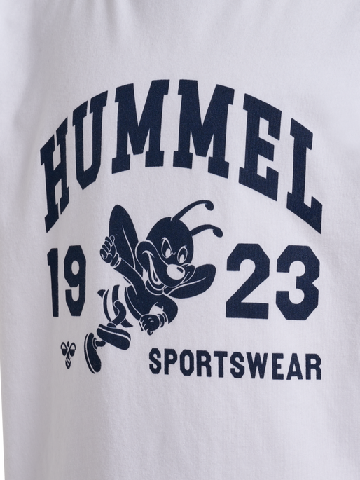 hmlPRINT T-SHIRT S/S, BRIGHT WHITE hmlPRINT T-SHIRT S/S, BRIGHT WHITE, packshot