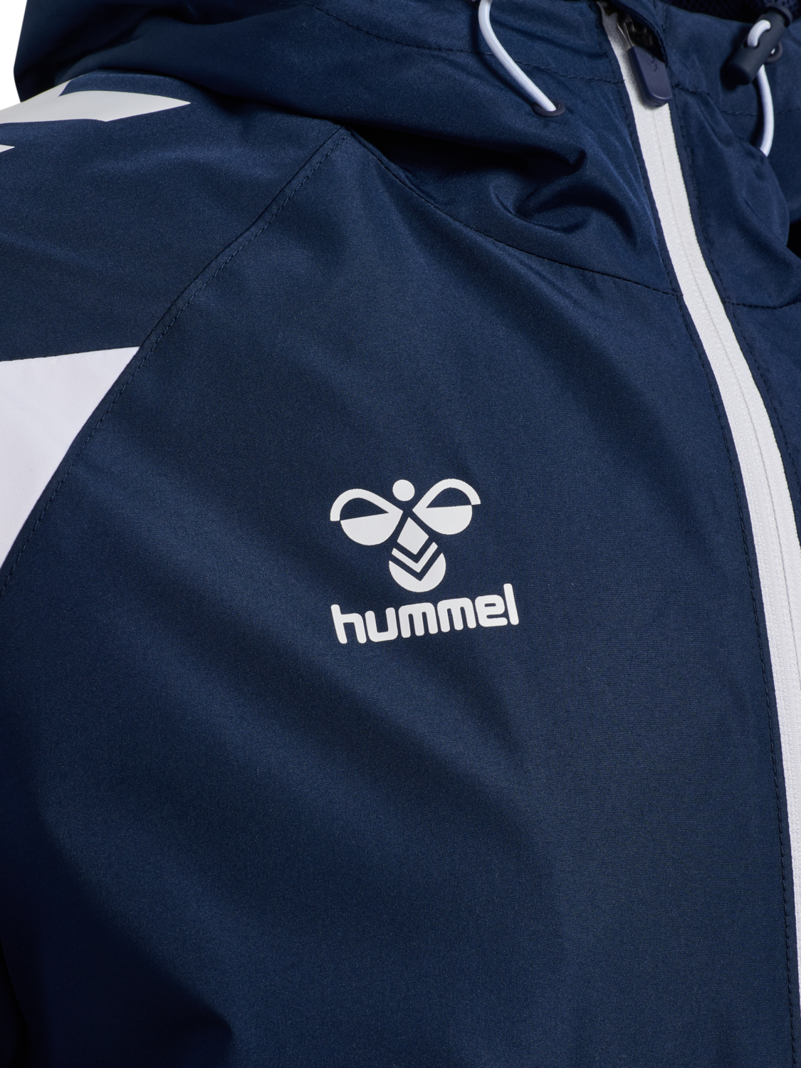 hmlCORE 2.0 ALL-WEATHER JACKET, MARINE/WHITE, packshot