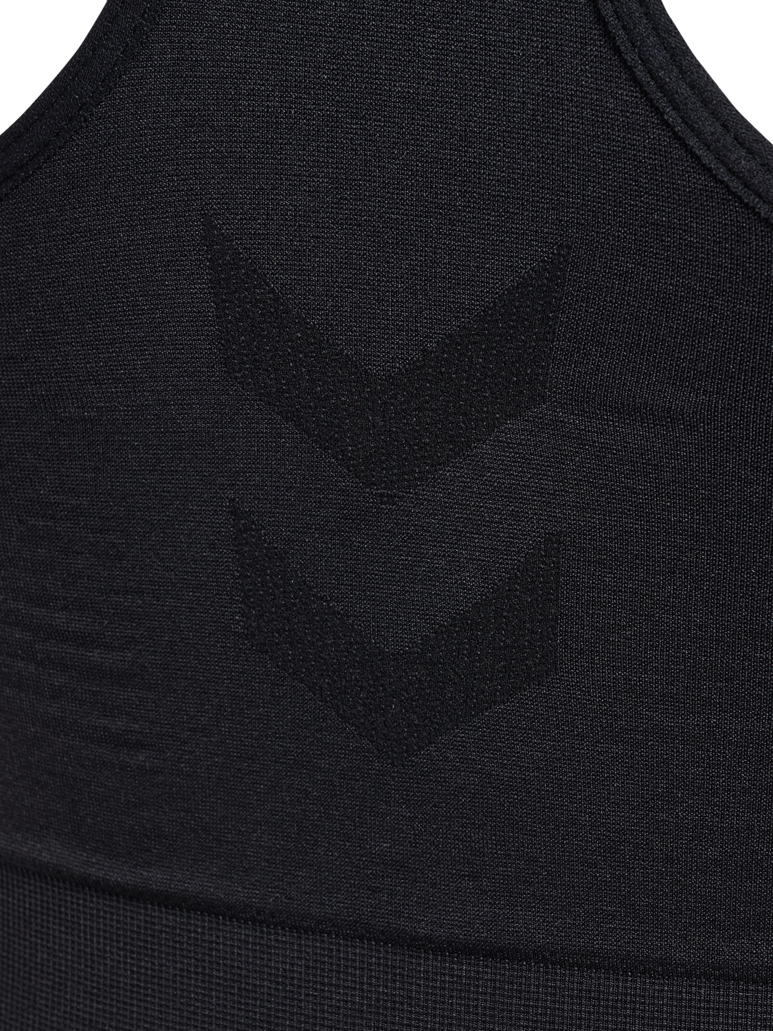 hmlTIF SEAMLESS PADDED SPORTS BRA, BLACK, packshot