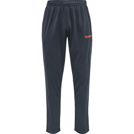 hmlPROMO POLY HOODIE, OMBRE BLUE/NASTURIUM, packshot