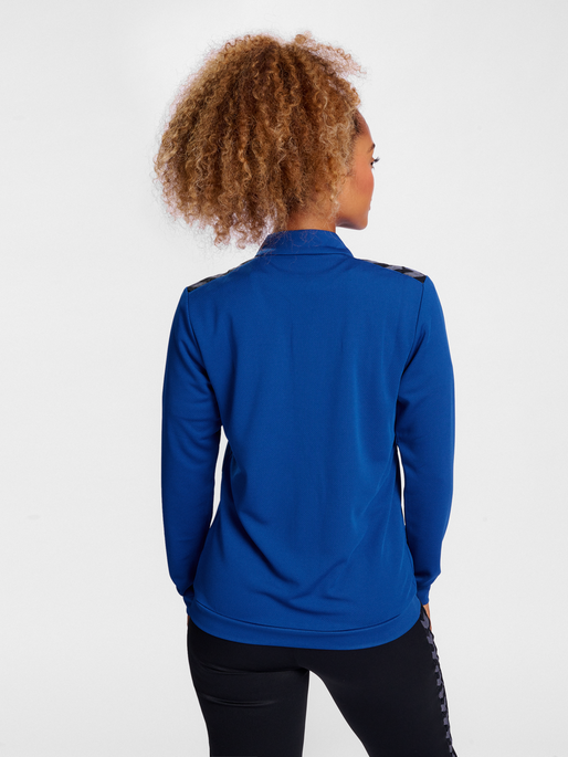 hmlAUTHENTIC PL ZIP JACKET WOMAN, TRUE BLUE, model